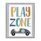 Stupell Industries Play Zone Racecar Framed Giclee, design by Susan Ball